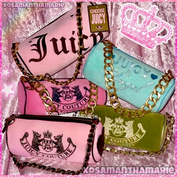 JUICY COUTURE VINTAGE BARREL BAG COLLECTION - Picture 3 of 17